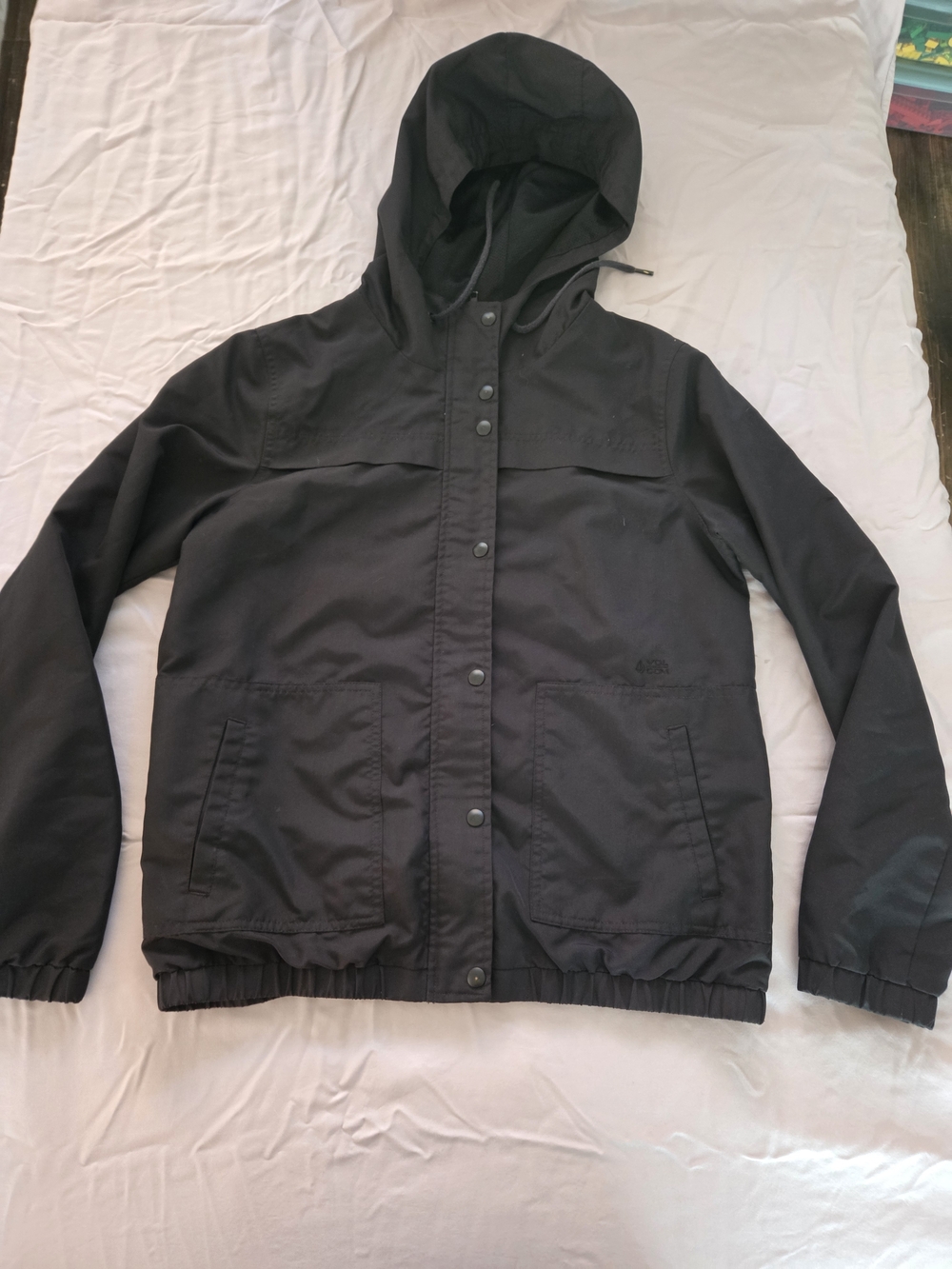 Volcom Black Mesh Lined Jacket
